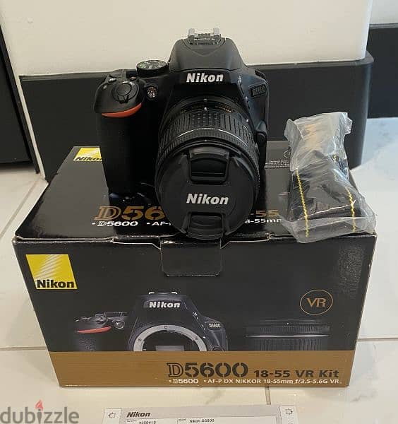NIKON D5600 Lens 18-55 VR3 0