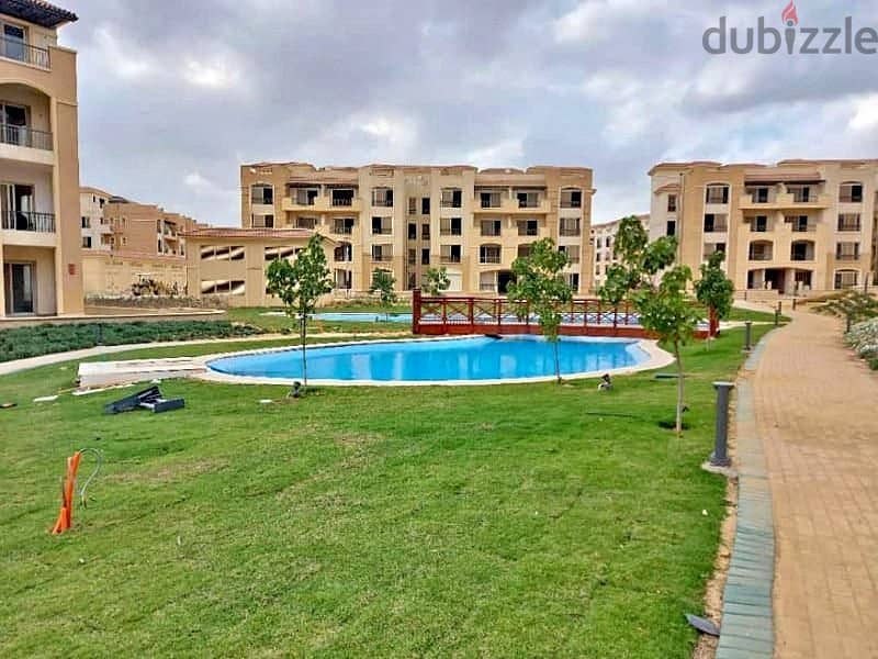 Apartment for sale with garden in Stone Park Compound, Fifth Settlement 7