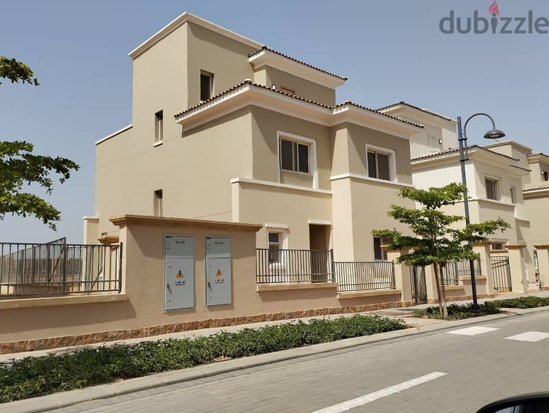 Town House corner Fully Finished with Kitchen and Ac's for sale at Uptown Cairo 5