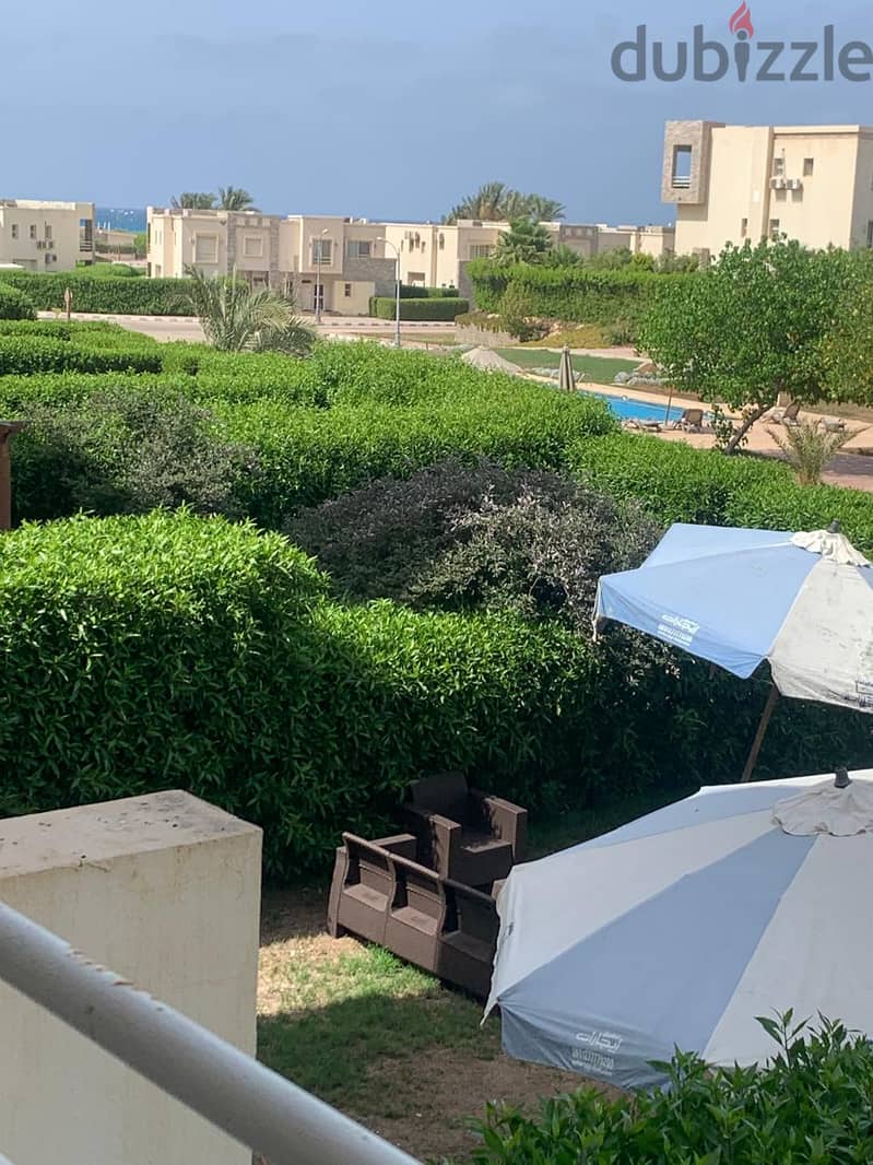 FOR SALE IN Gaia Al-Ahly Sabbour North Coast View Pool is very close to the sea 1