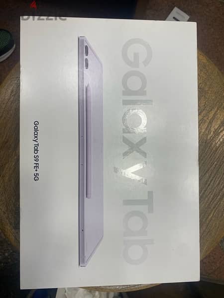Galaxy Tab S9 FE Plus 5G 256/12G Purple جديد متبرشم 0