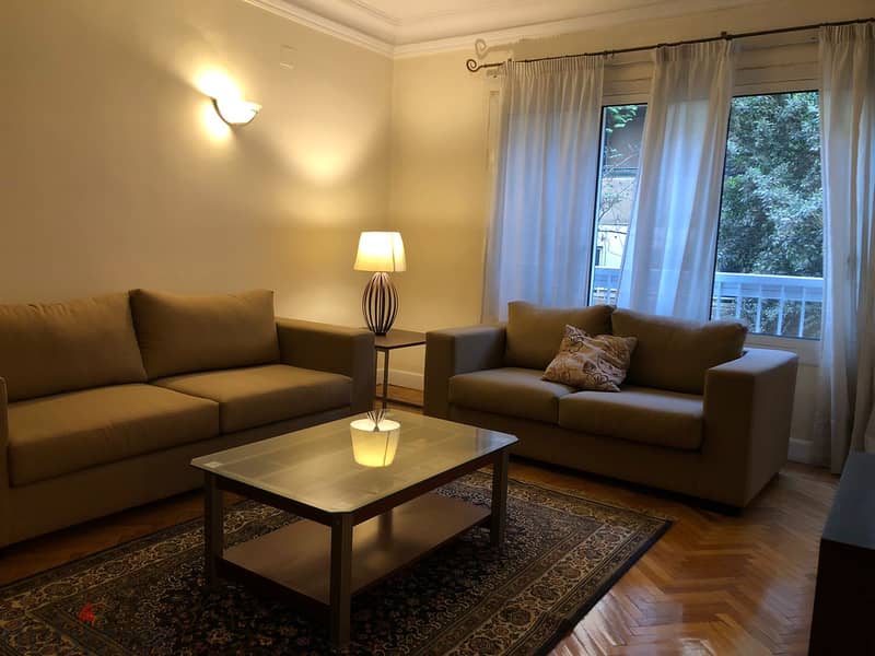 Furnished 2-bedroom apartment for rent in Zamalek, Ibn Zenki Street 5