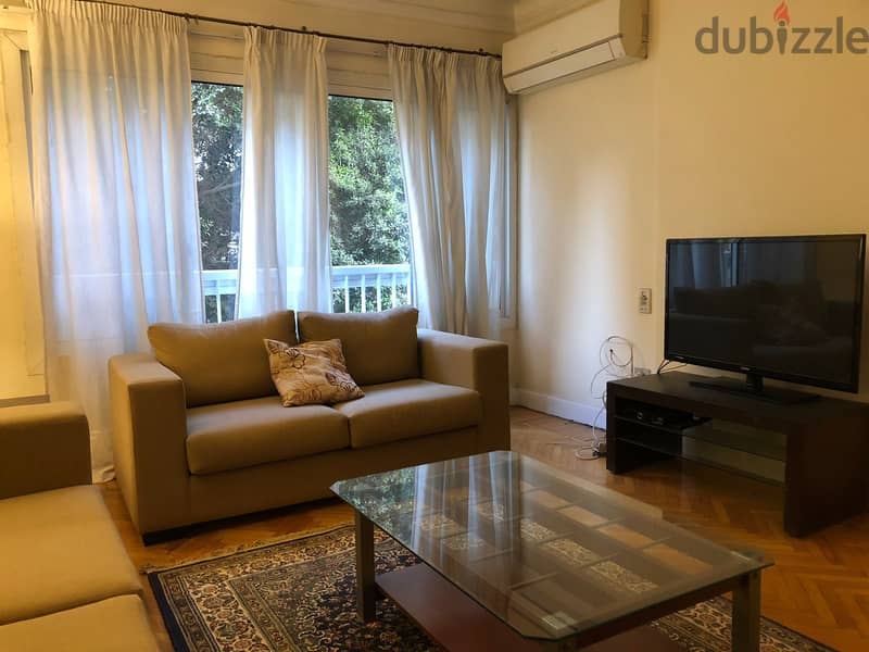 Furnished 2-bedroom apartment for rent in Zamalek, Ibn Zenki Street 9