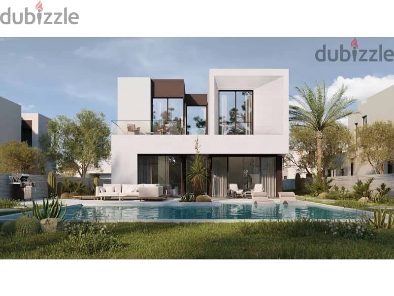 For sale, middle townhouse, 221 meters, fully finished, with the best view, in installments, in Zed East, Fifth Settlement 4