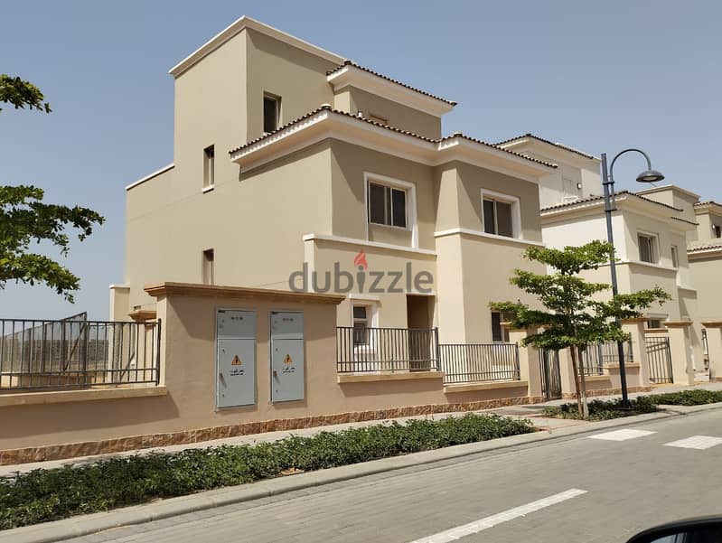 Standalone Villa Fully Finished with kitchen and A. C's for sale Ready to move at Uptown Cairo 6