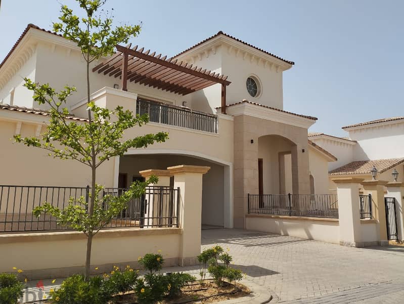 Standalone Villa Fully Finished with kitchen and A. C's for sale Ready to move at Uptown Cairo 7