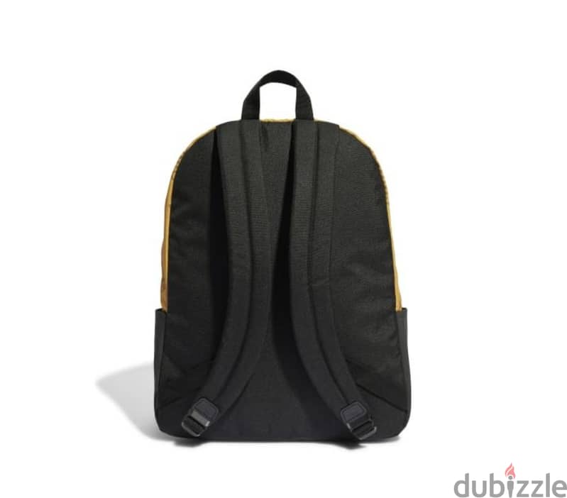 حقيبة اديدس  ADIDAS  Classic Brand Love Graphic Print Backpack- Yellow 2