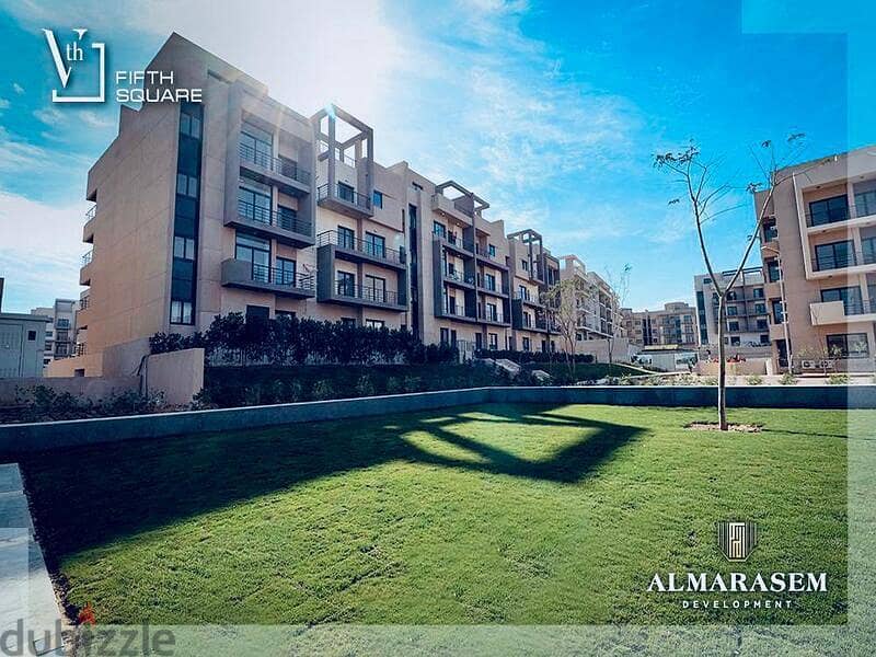 Apartment for sale in Fifth Square Compound Fully Finished Ready To Move Garden View 2