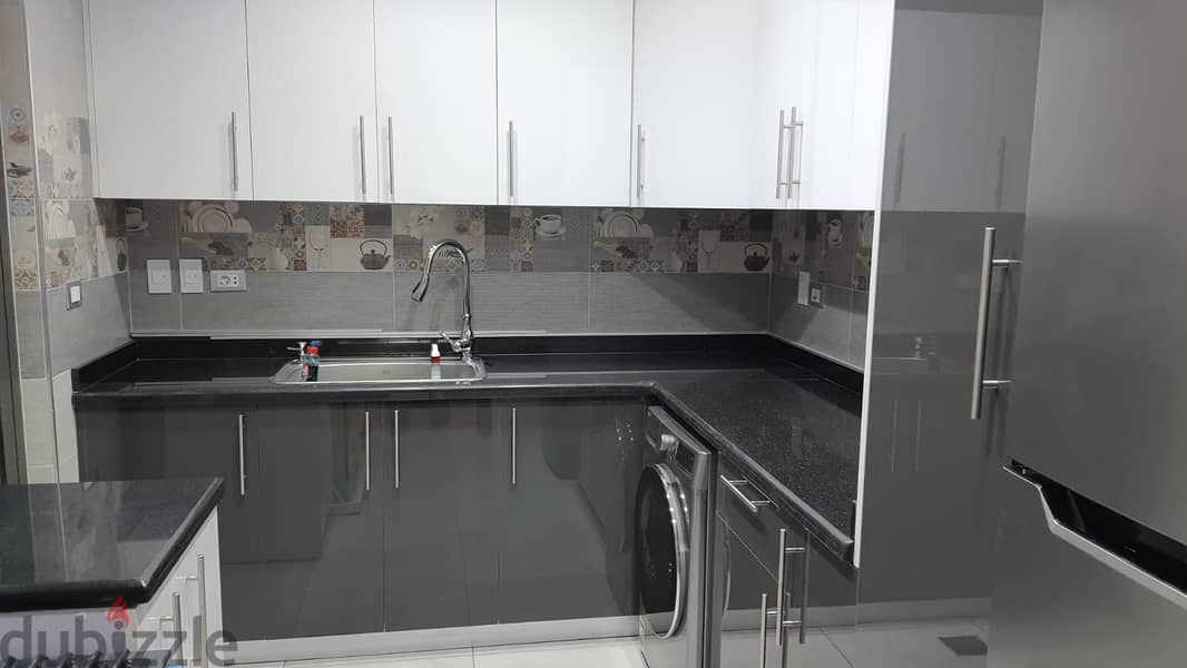 For rent with kitchen, air conditioners and a view in the most best  compounds in the Fifth Settlement Lake View Residence 4 bedrooms, 3 bathrooms, 2 1