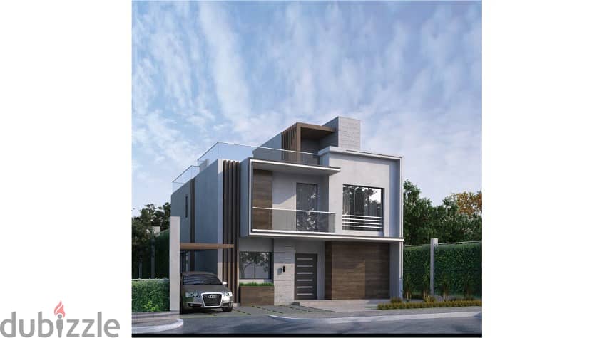 In installments at a 30% discount. . . a 252 sqm twin house for sale in New Zayed at a snapshot price in PARK VALLEY 11