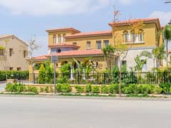 for rent villa 5 bed Semi furnished + Kitchen +Acs in mivida new cairo 0