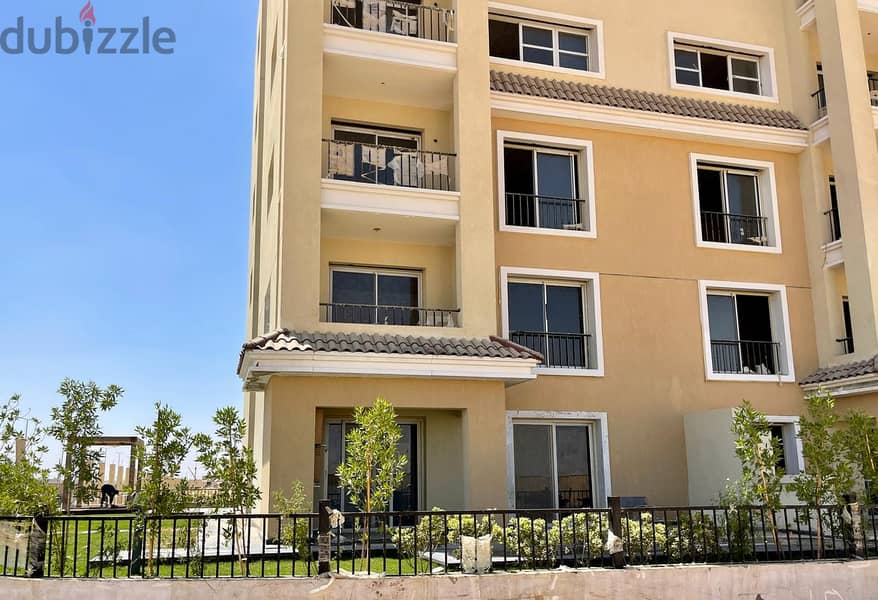 Apartment for sale  in sarai compound ready to move  with private garden 183 meters 0