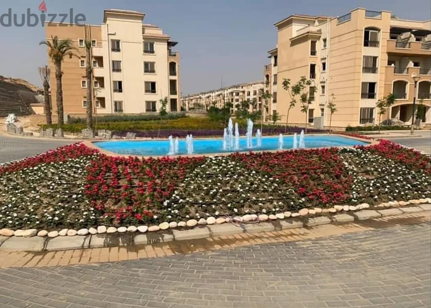 With a down payment of 600,000, a 121 sqm apartment for sale in Sarai Compound, next to Madinaty 1