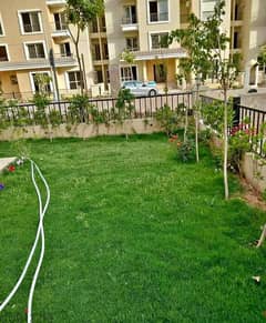 Duplex + garden for sale in Sarai Compound Fifth Settlement, next to Madinaty