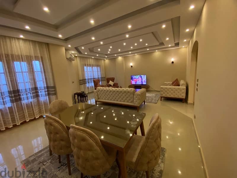 شقة مفروشة للإيجار الحي السابع الشيخ زايد - fully furnished 1