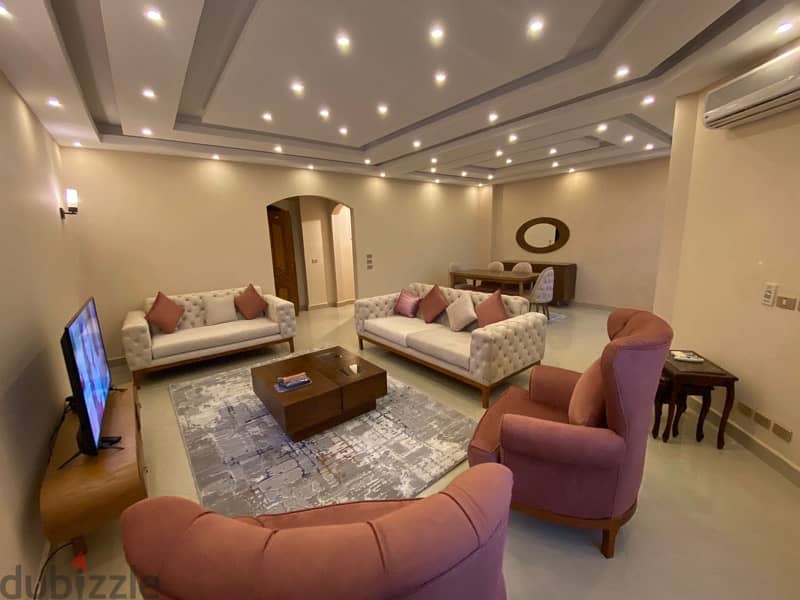 شقة مفروشة للإيجار الحي السابع الشيخ زايد - fully furnished 18