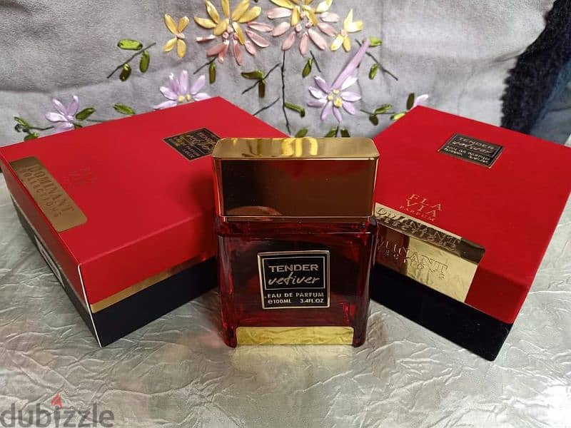 Flavia tender vetiver perfume original from U. A. E, 100 ml 1