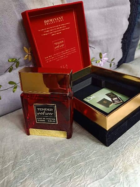 Flavia tender vetiver perfume original from U. A. E, 100 ml 3