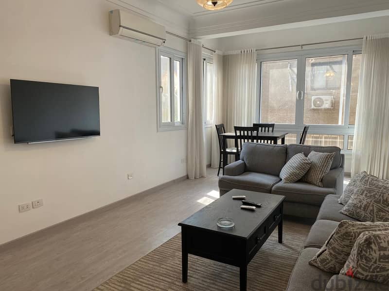 Furnished 2-bedroom apartment for rent in Zamalek, Shagaret El Dor Street 1