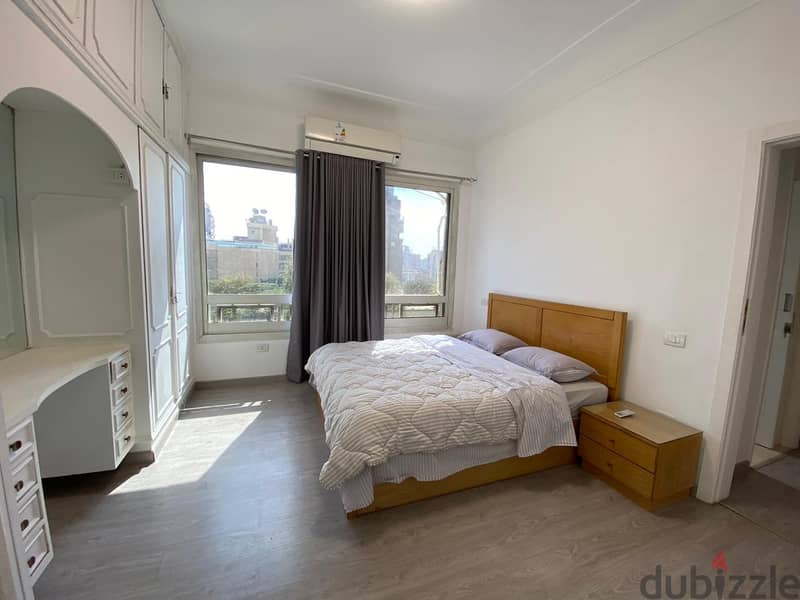 Furnished 2-bedroom apartment for rent in Zamalek, Shagaret El Dor Street 9