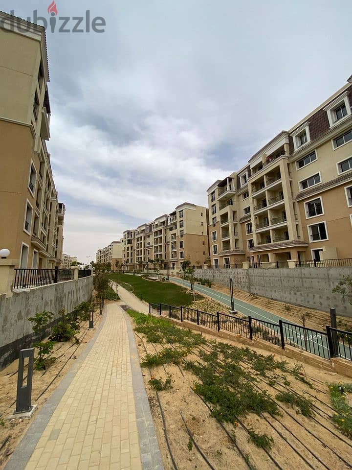 131 sqm apartment for sale in installments at cash price in Sarai Compound on Suez Road and next to Madinaty 6