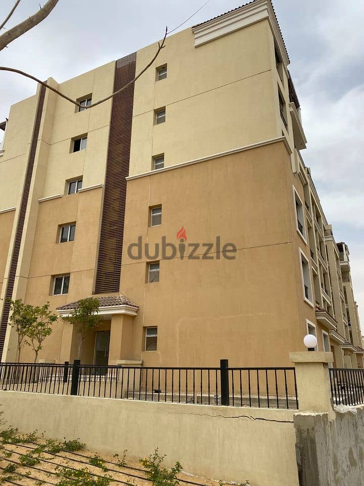 131 sqm apartment for sale in installments at cash price in Sarai Compound on Suez Road and next to Madinaty 7