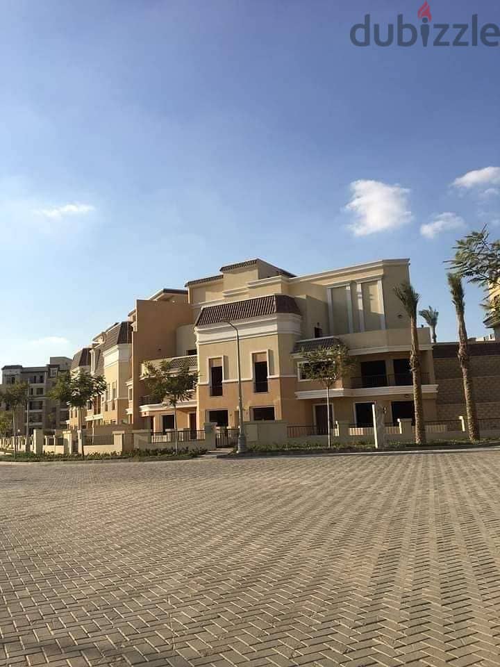 villa 239m for sale in New Cairo with a 42% discount in sarai Compound 4