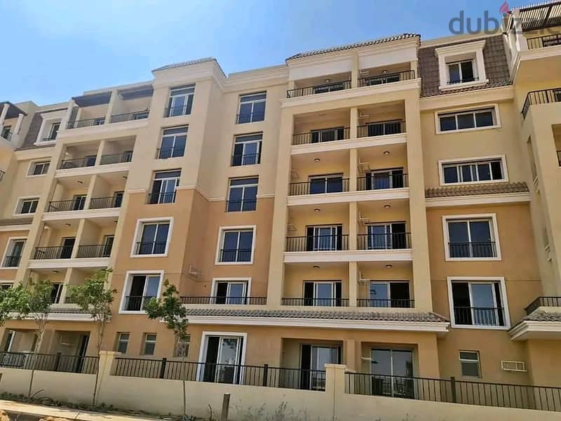 Apartment with garden for sale in 4M in Saray Compound by Madint Misr, next to Madinaty 9