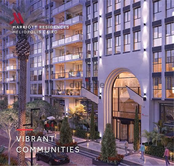 76 sqm apartment for sale, 30% discount, fully finished, in Al-Thawra Street, in front of Dar Al-Ashara, next to City Stars, Marriott Residences Helio 9