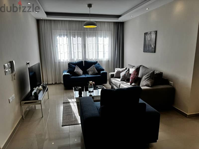 apartment 134m fully furnished for rent in  mountain view hyde park new Cairo 5