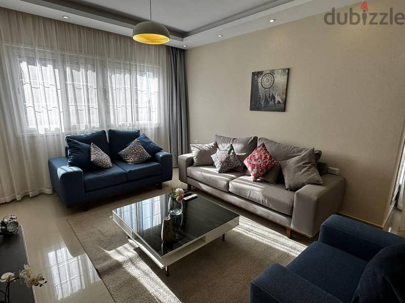 apartment 134m fully furnished for rent in  mountain view hyde park new Cairo 6