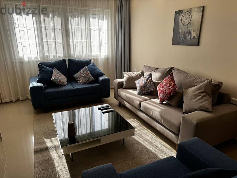 apartment 134m fully furnished for rent in  mountain view hyde park new Cairo 7