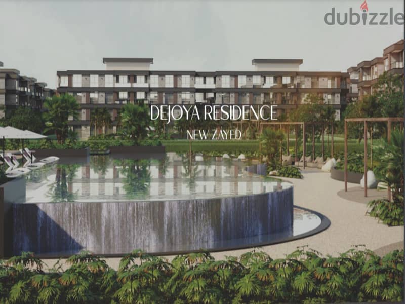 Apartment with garden  for sale in New Zayed in Dejoya Compound 5% down payment only In installments over the longest payment plan 3
