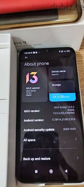 موبايل ريدمي 9 كسر زيرو استعمال 3 شهور بس Xiaomi redmi 9 2