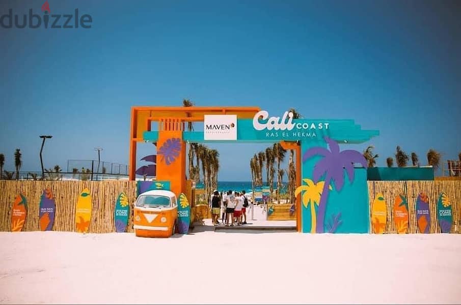 شالية ريسيل بحري في الساحل الشمالي - راس الحكمة مشروع Cali Coast-كالي كوست كامل التشطيب بأقل من سعر الشركة . 14