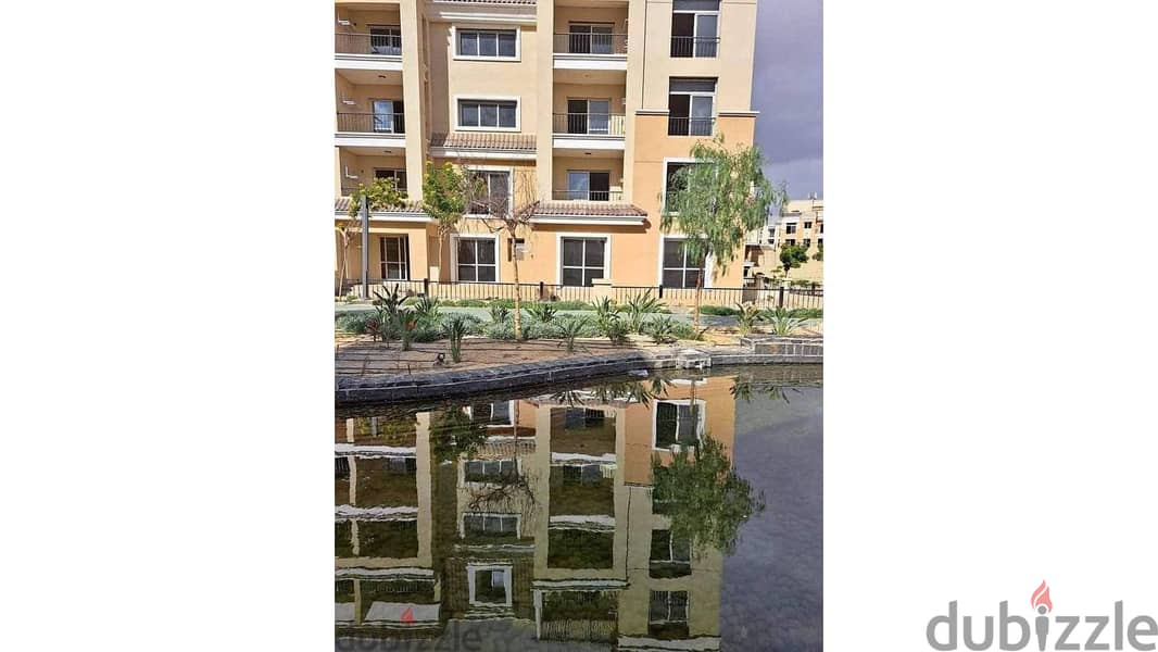 3Bed Apartment in the largest Crystal Lagoons in sarai Mostakbal New Cairo 2