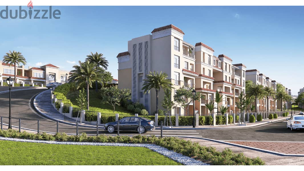 3Bed Apartment in the largest Crystal Lagoons in sarai Mostakbal New Cairo 30