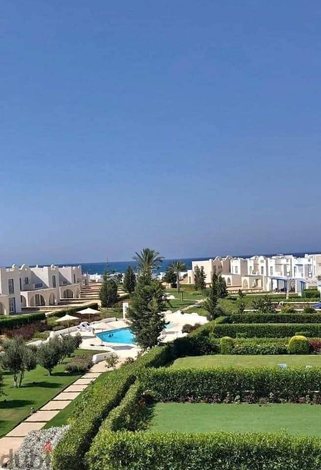 For sale, a fully finished chalet with a distinctive view in Mountain View Sidi Abdel Rahman, North Coast, next to Marassi 7