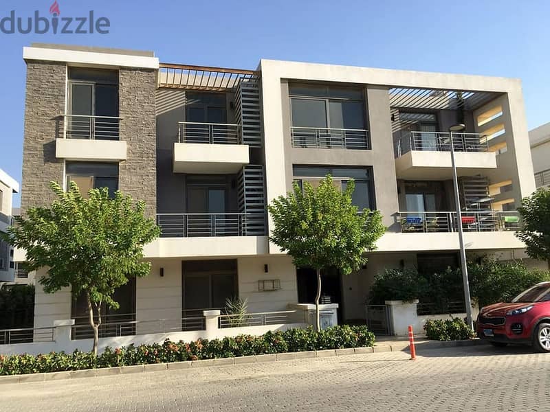 An apartment with a distinctive garden for sale at a very special block price in front of Cairo Airport with a huge discount on cash payment of 42% 2