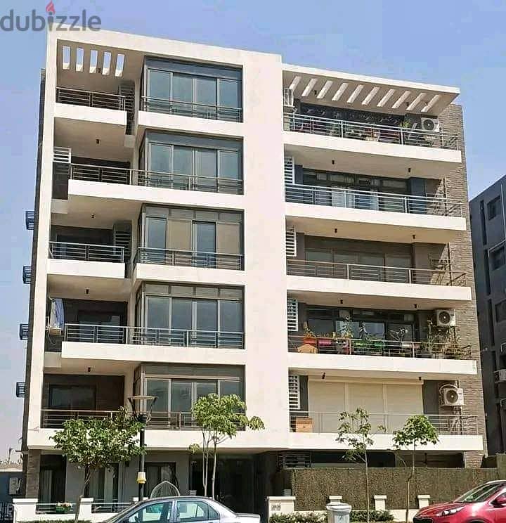 An apartment with a distinctive garden for sale at a very special block price in front of Cairo Airport with a huge discount on cash payment of 42% 8