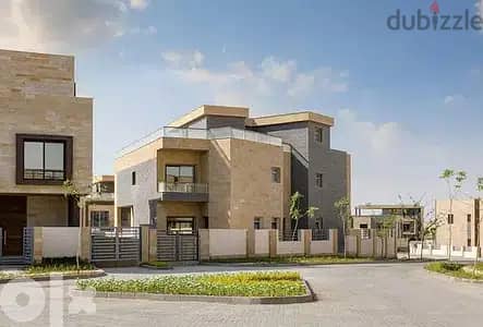 A special villa for sale at the price of a very special apartment in front of Cairo Airport, with a huge discount on cash payment of 42% 5