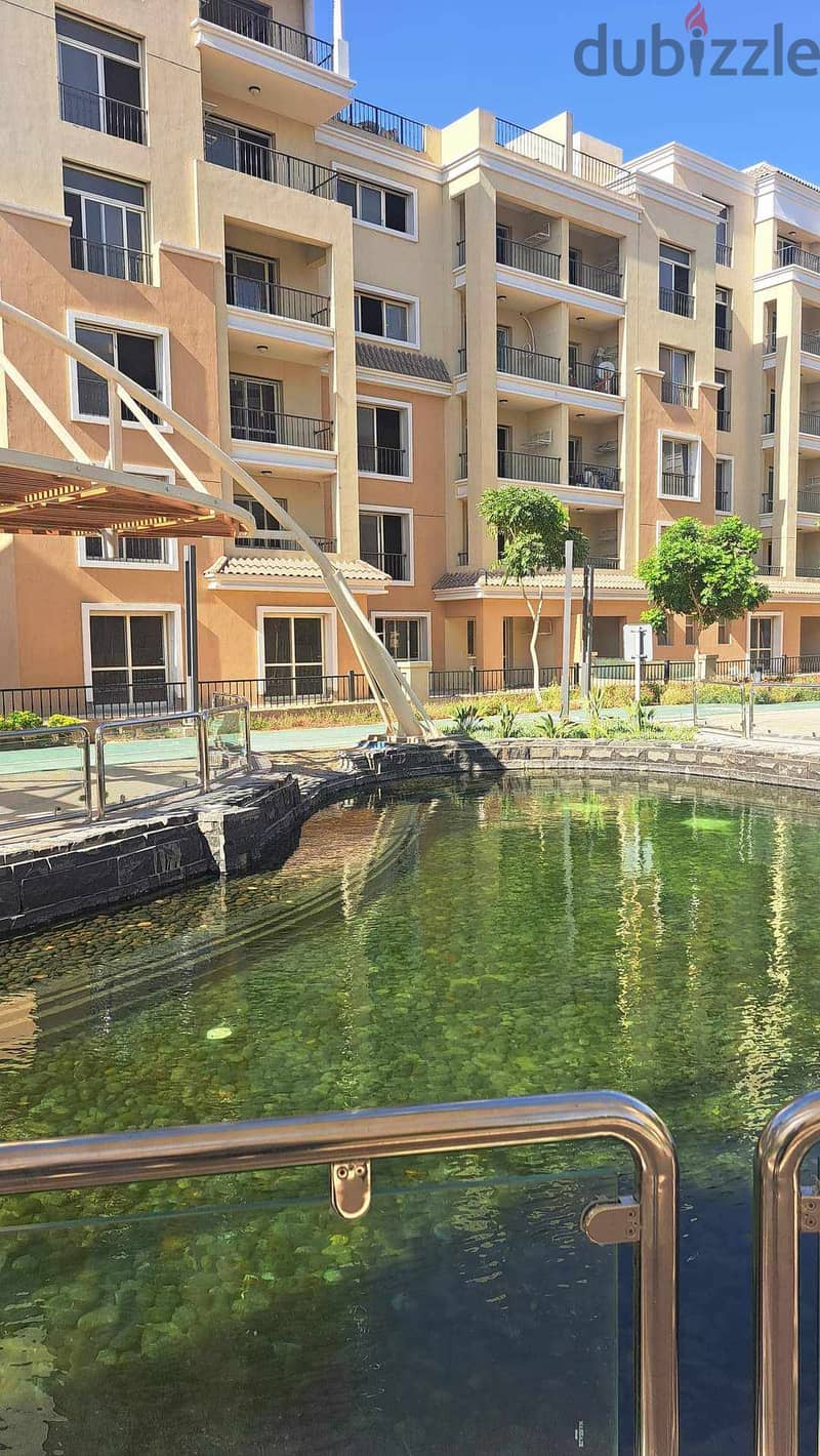 Apartment 132 nautical meters from all directions for sale in Sarai Compound next to Madinaty, with a huge discount on cash of 42% - you are the benef 8