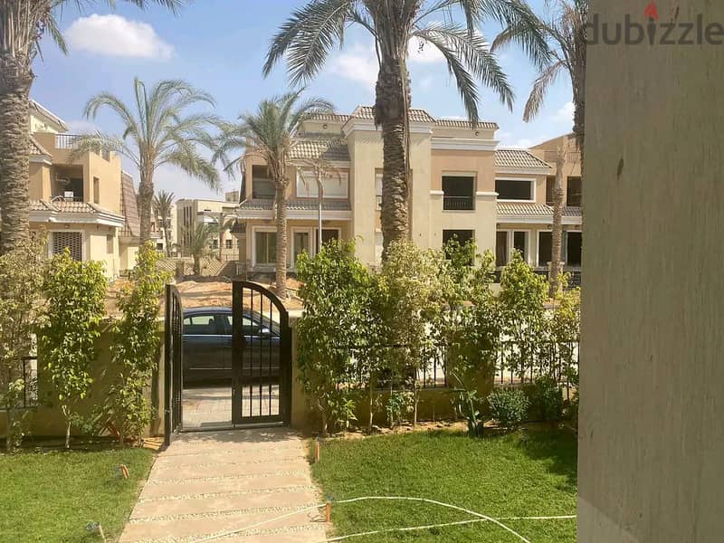 Villa for sale at the price of a two-room apartment in a special location in minutes for the Fifth Settlement (5 rooms) in Sarai Compound, 4