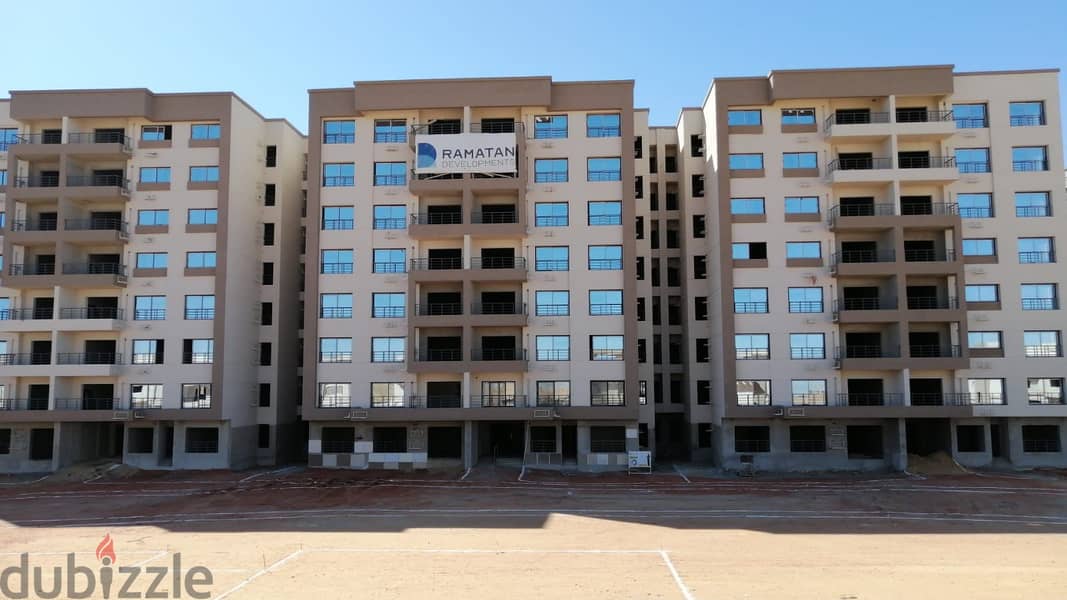 شقة مميزة  متشطبة بالكامل في العاصمة الإدارية الجديدة جاهزة للمعيانة  في اميز كمبوند Ramtan#  انشاءات تتخطى  85% 4