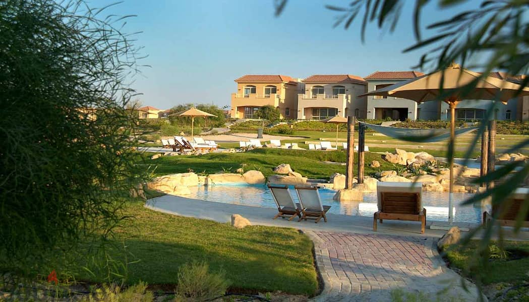 380,000 cash chalet for sale in telal sokhna 108 sqm with long term installments -panorama sea view - finished super lux - mins away from porto sokhna 12