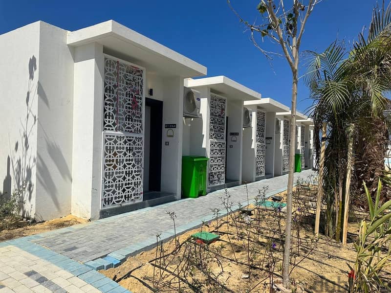 شاليه 3 غرف متشطب للبيع في الساحل الشمالي في قرية دي باي تطوير مصر 2
