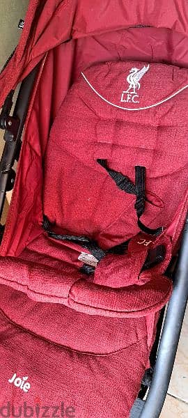 Joie عربة اطفال stroller الشهيرة اصدار ليفربول الحصرى استخدام ٦ شهور 9