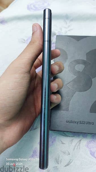 Samsung S22 Ultra 128 /8 +8 كسر زيرو للبيع او للبدل 5