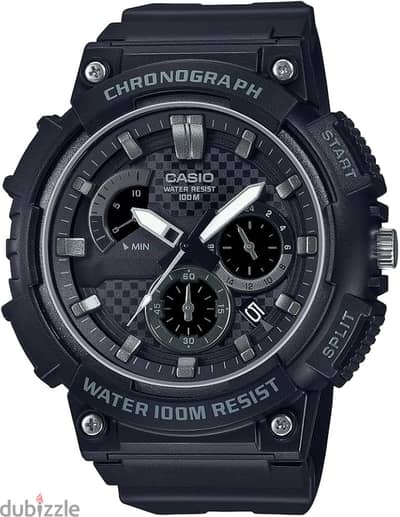 Casio Retrograde Chronograph Black