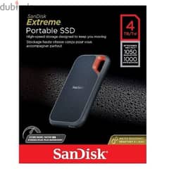 4TB External Solid State Drive Blue, SanDisk 0
